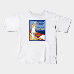 1916 National Motor Boat Shows Kids T-Shirt